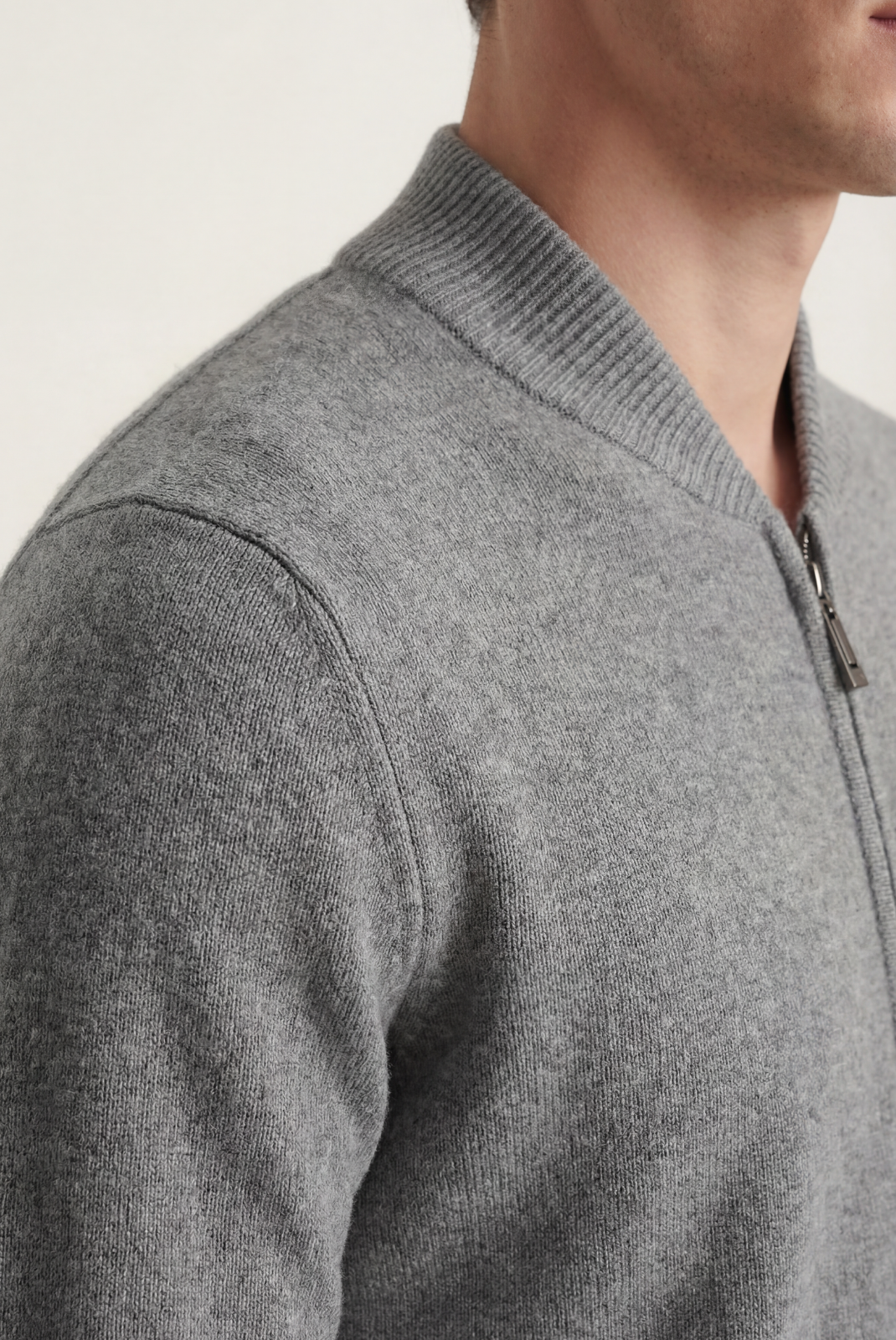 Grey Cashmere Jumper