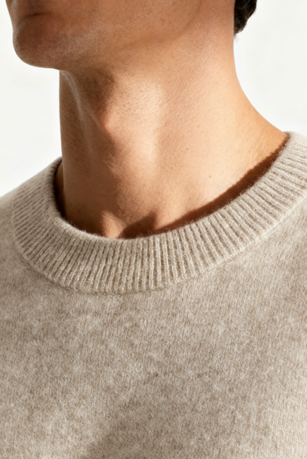 Creme Cashmere Crewneck