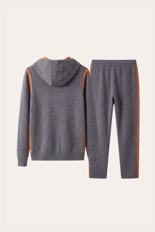 Deep Grey Dune Cashmere Set