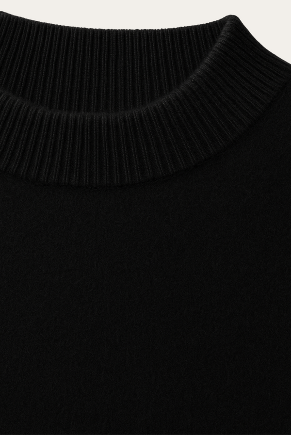 Black Cashmere Crewneck