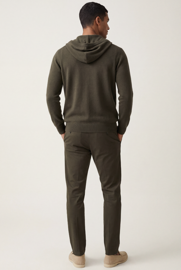 Olive Premium Cashmere Vest