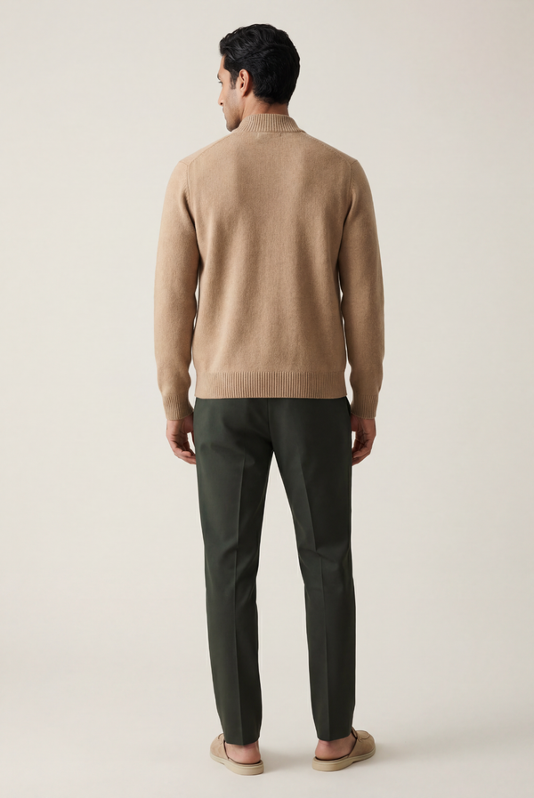 Camel Cashmere Cardigan