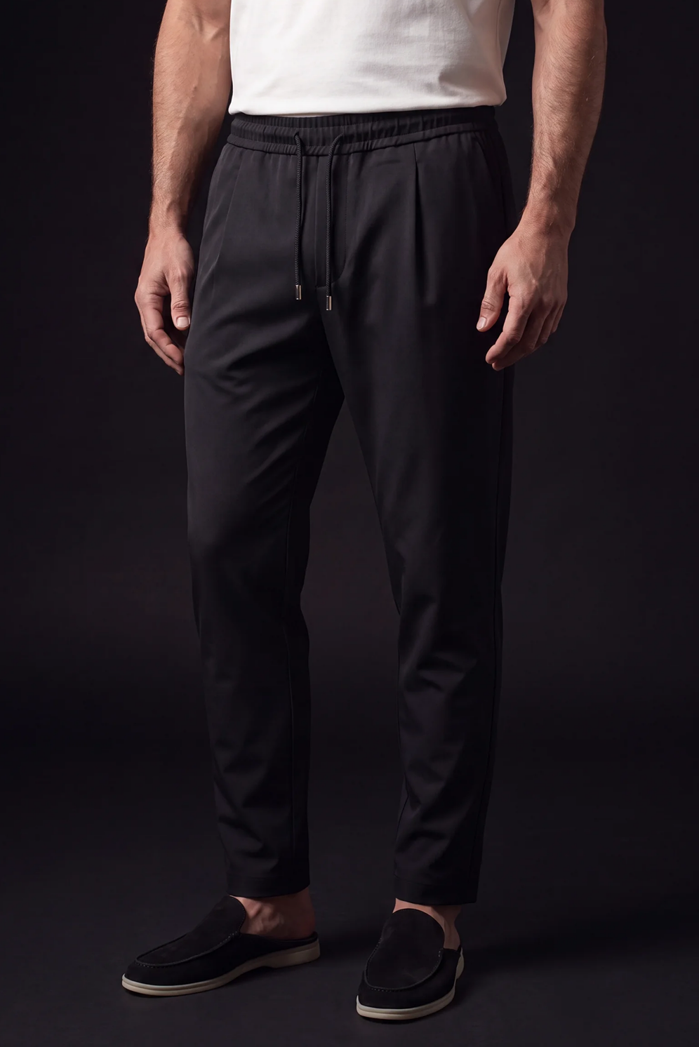 Schwarze Sarh-Hose