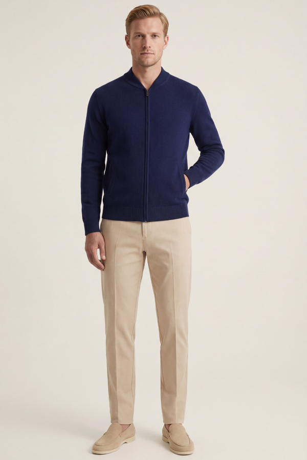 Navy Blue Cashmere Jumper