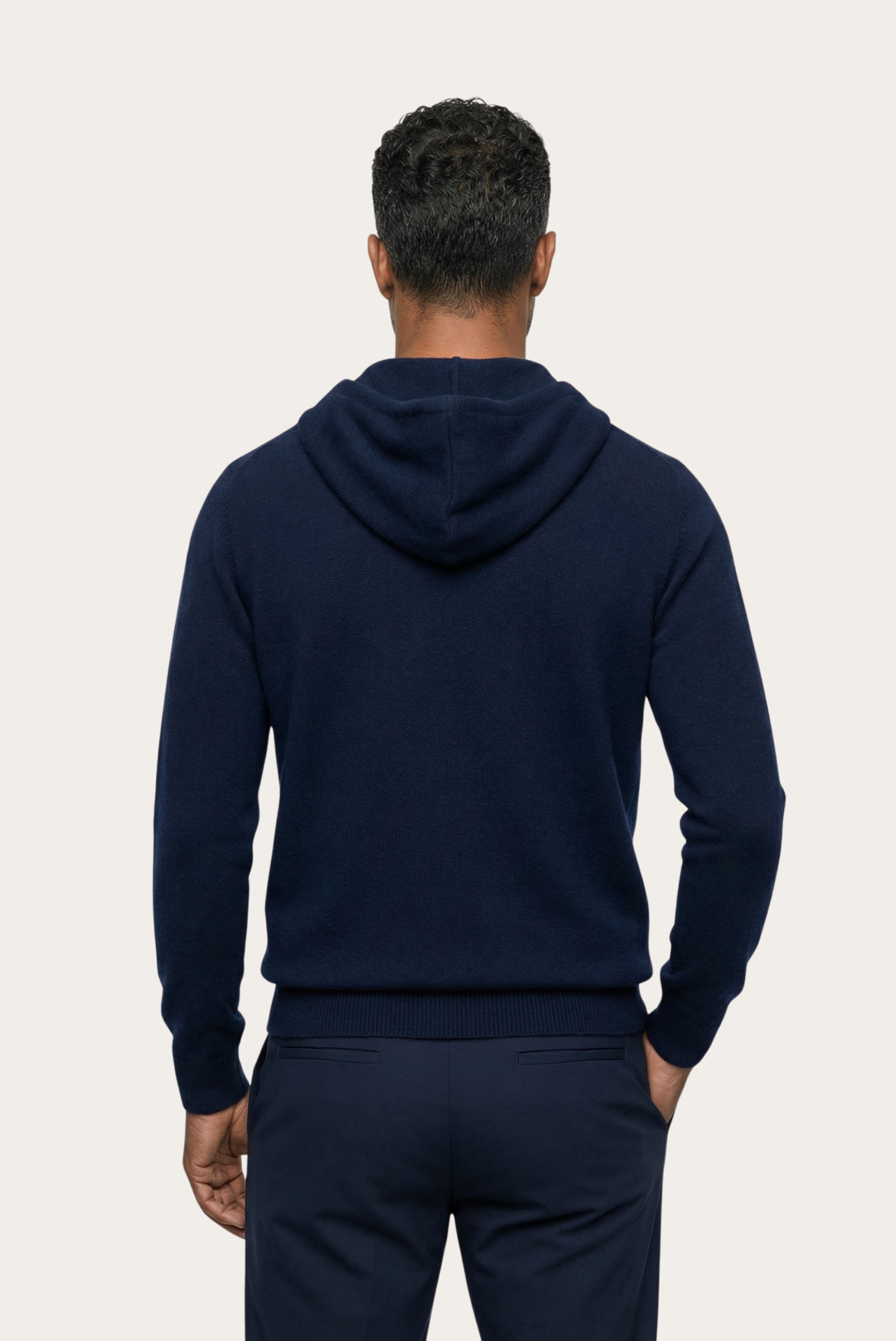 Colete de Cashmere Premium Azul Marinho