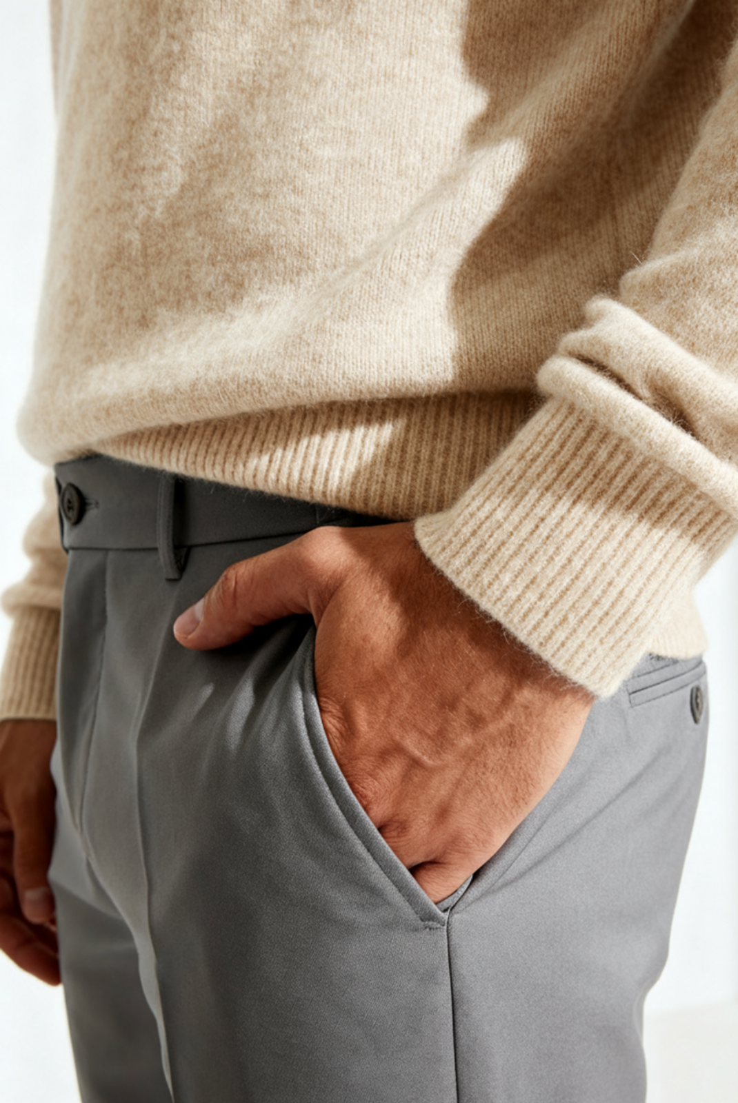 Creme Cashmere Crewneck