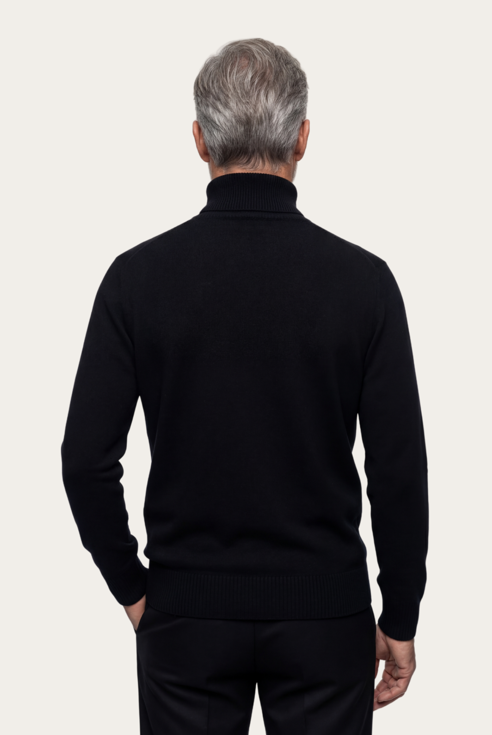 Black Cashmere Turtleneck