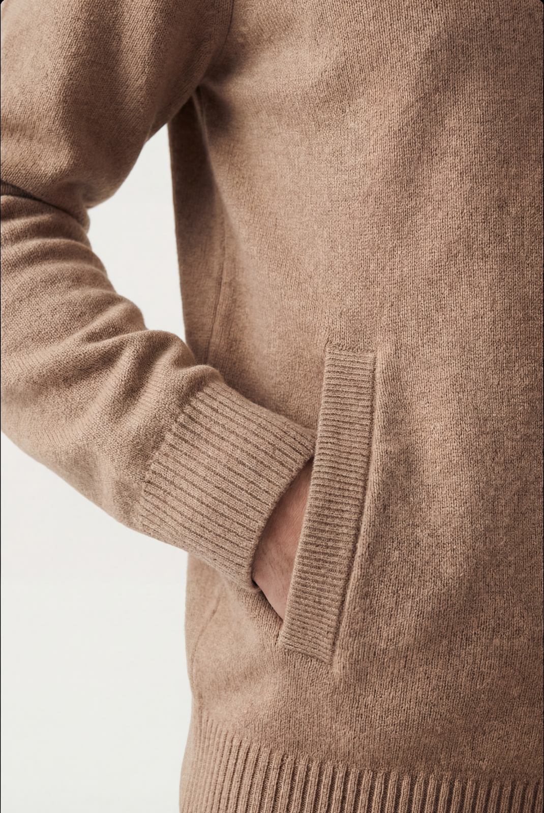 Camel Cashmere Cardigan