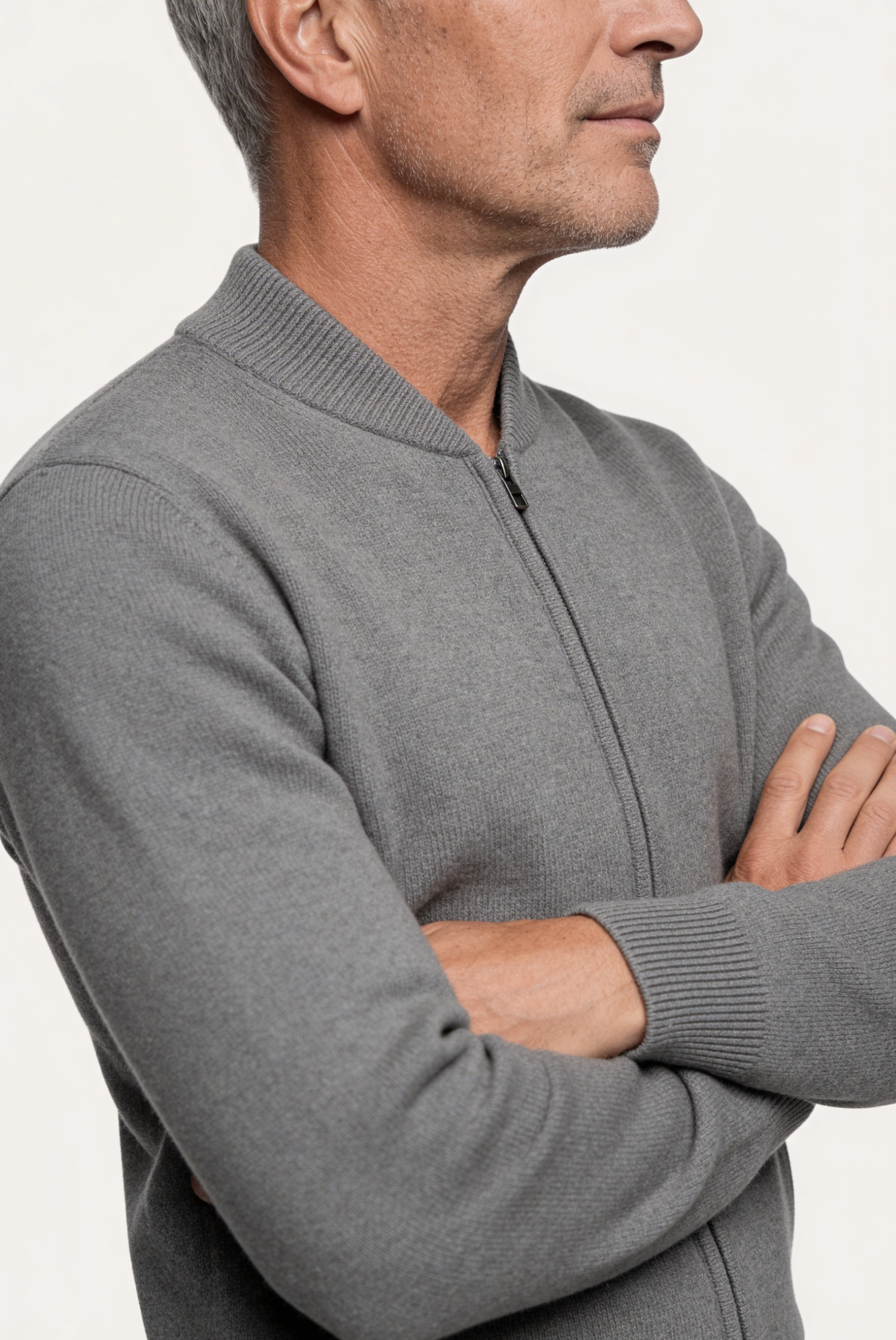 Pull en cachemire Gris