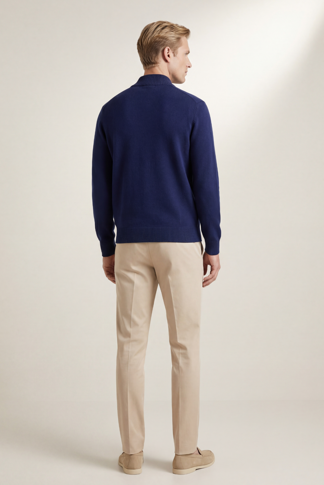 Navy Blue Cashmere Jumper