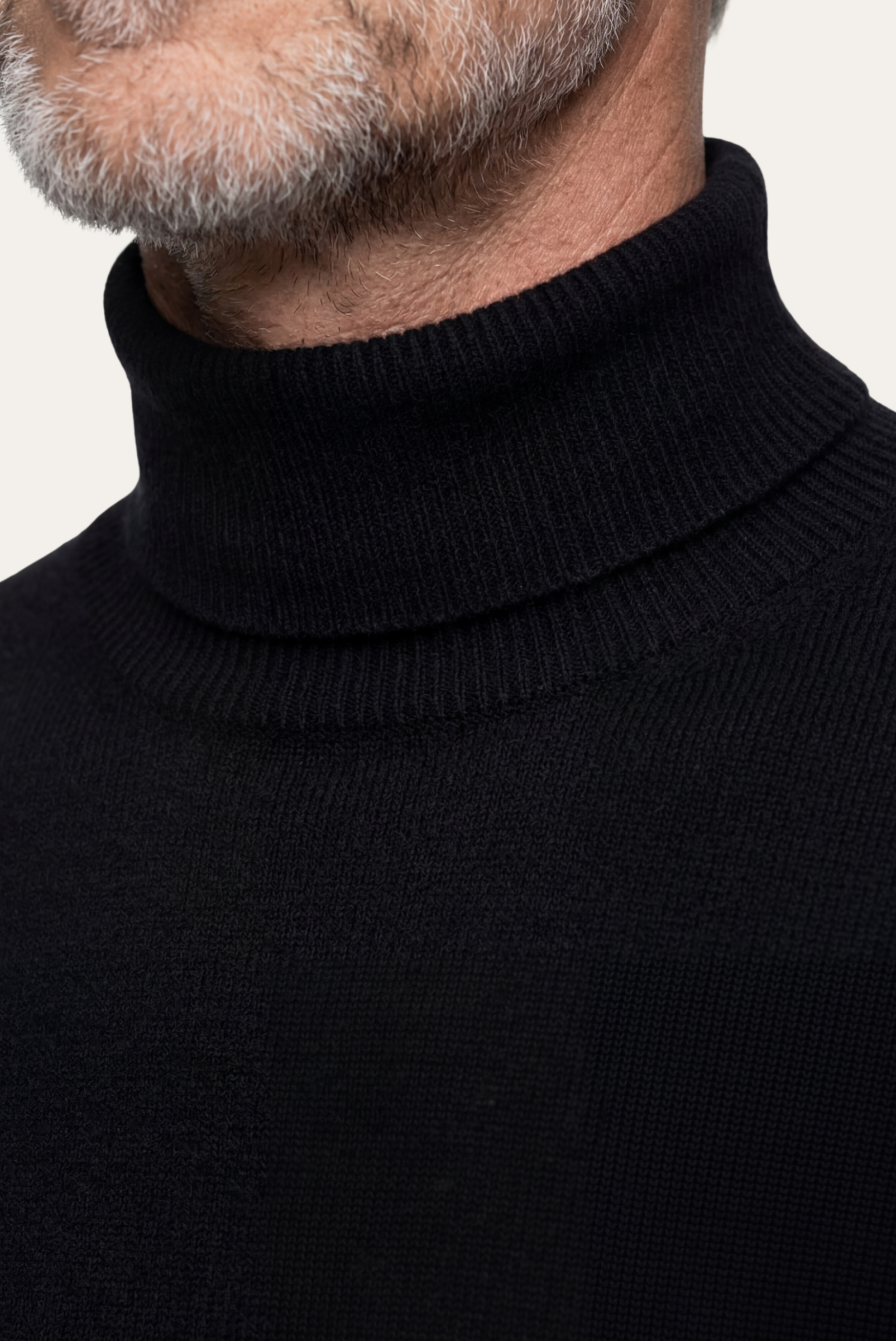 Black Cashmere Turtleneck