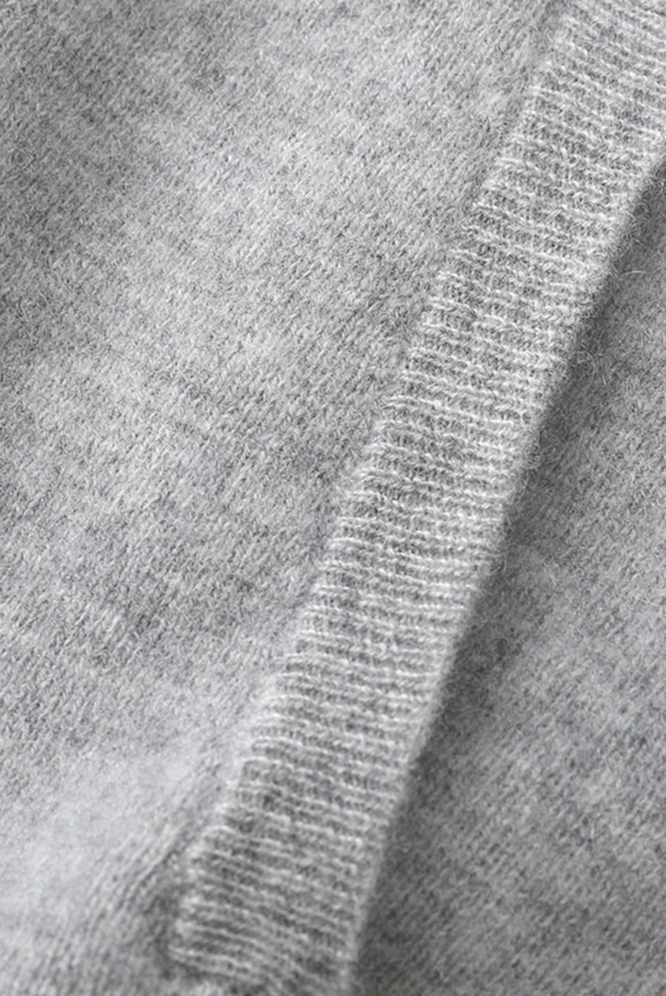 Grey Donati Wool Zip Up