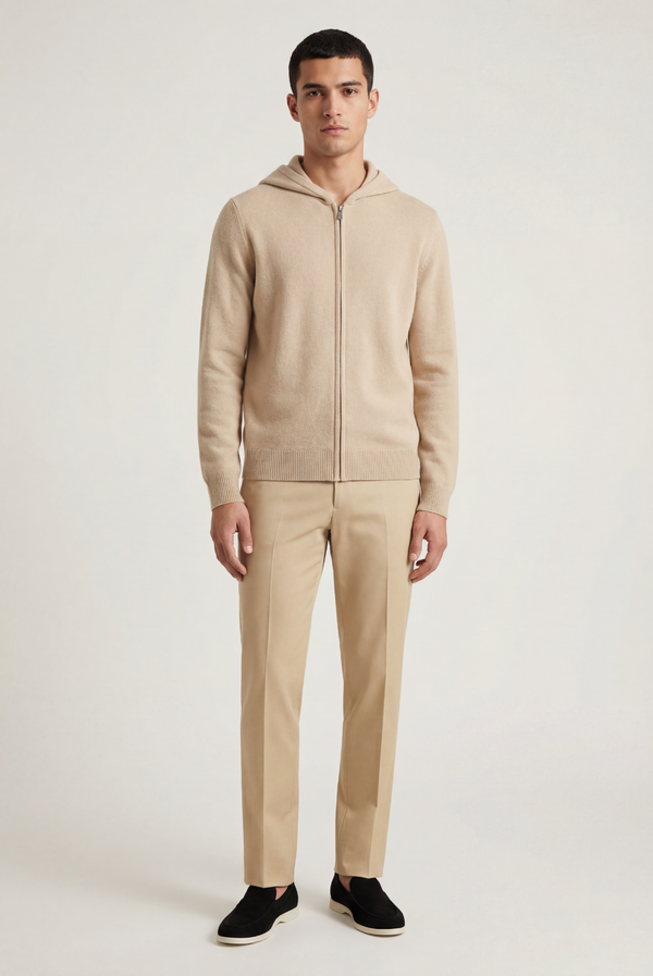 Sand Premium Cashmere Vest