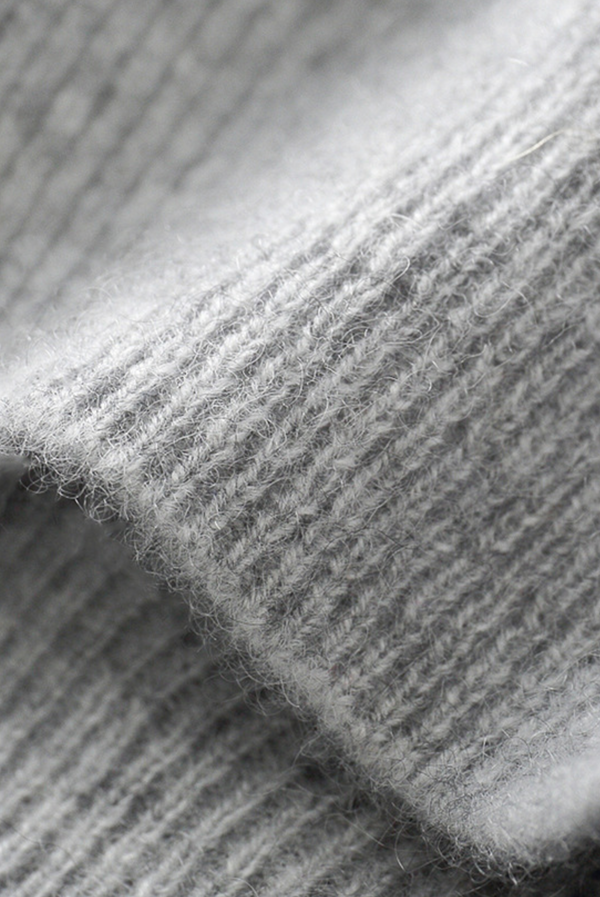Grey Donati Wool Zip Up