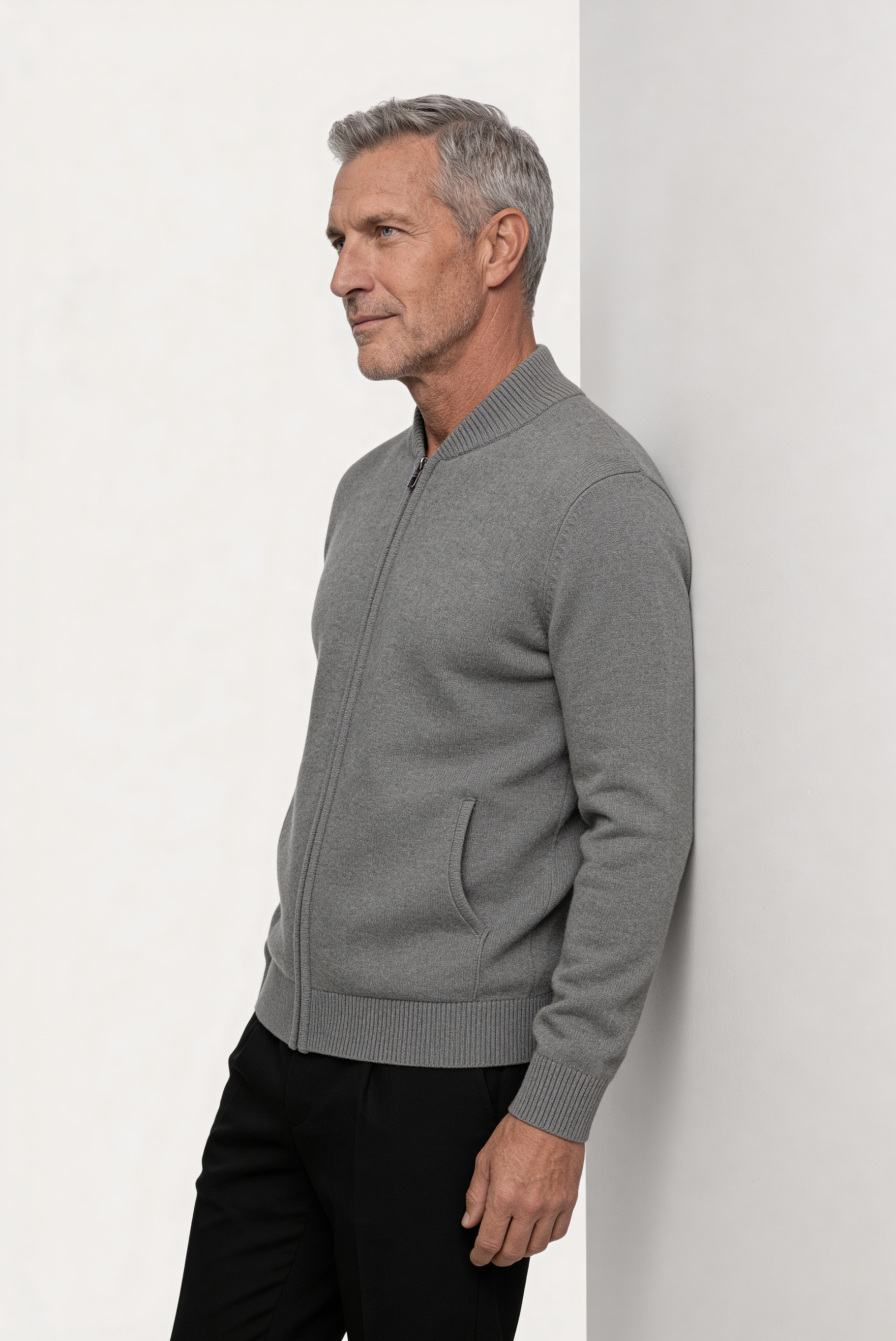 Pull en cachemire Gris