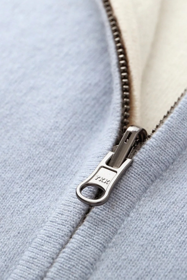 Camel Inside-Out Cashmere Cardigan