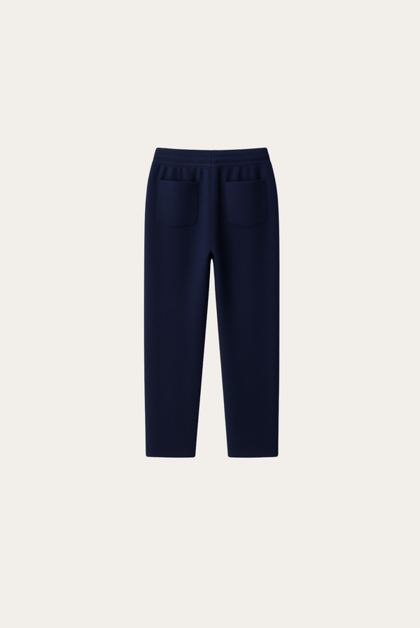 Navy Blue Donati Wool Lounge