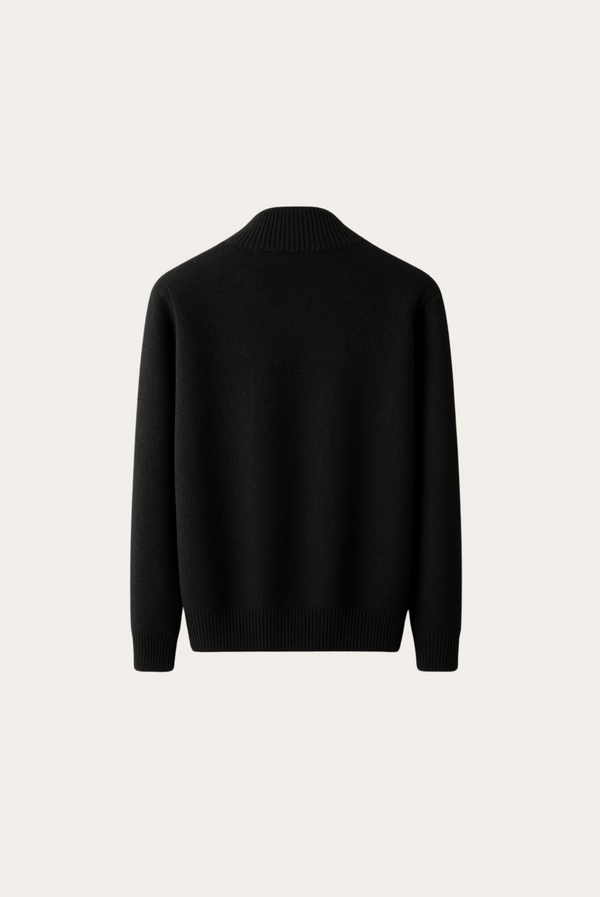Black Cashmere Cardigan