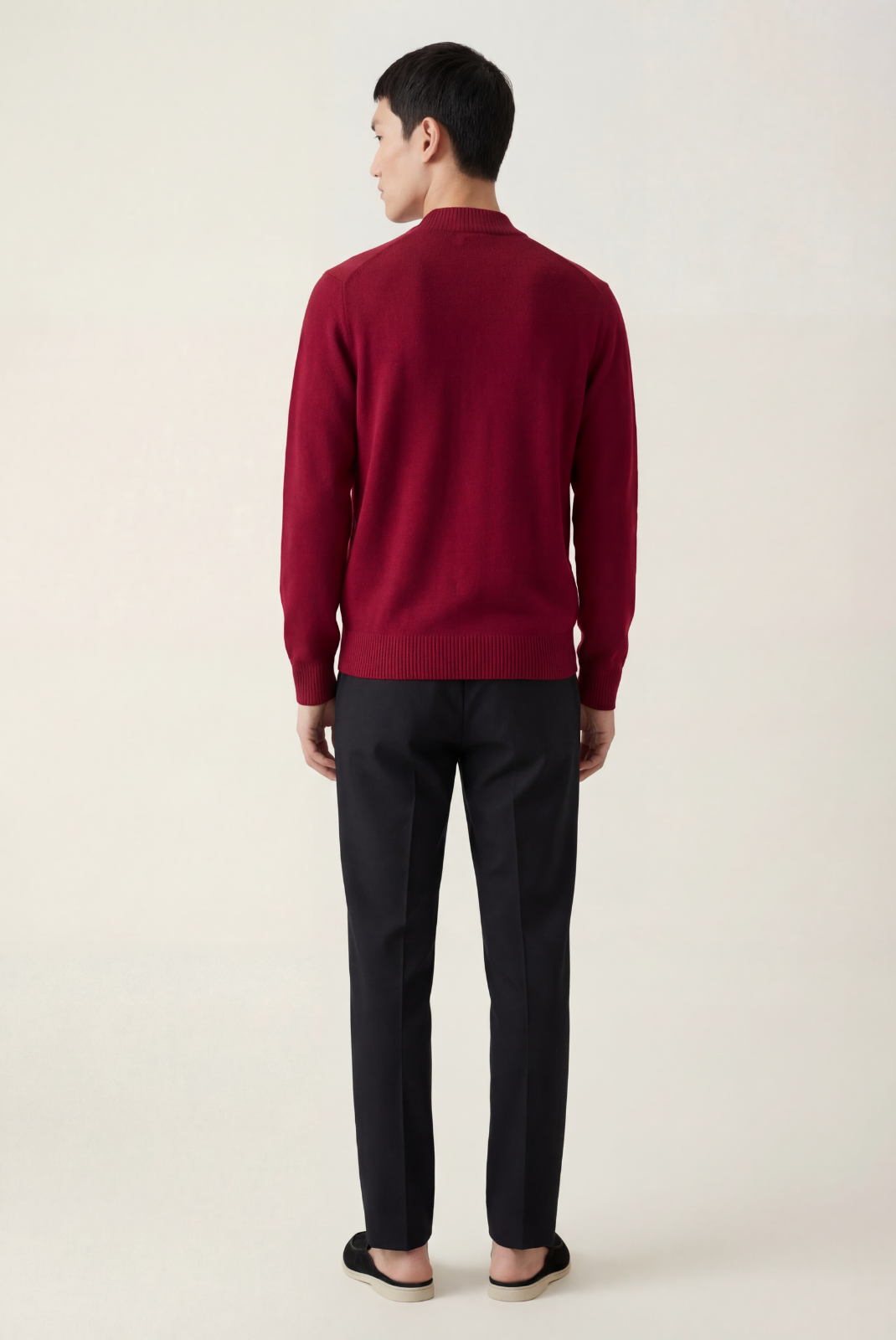 Red Cashmere Cardigan