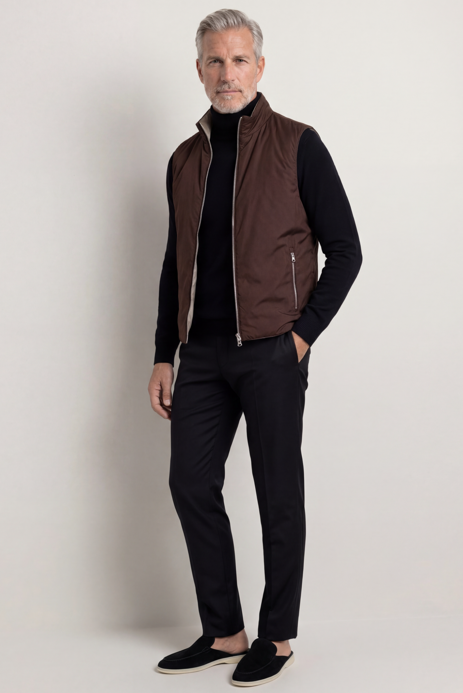 Black Cashmere Turtleneck