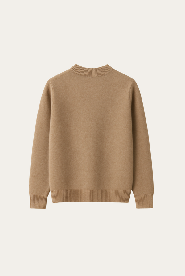 Camel Cashmere Crewneck