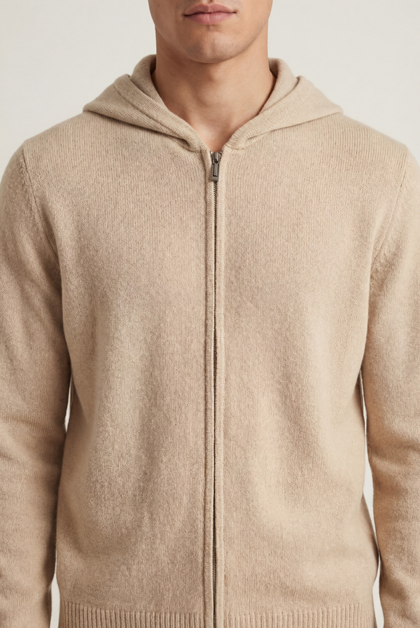 Sand Premium Cashmere Vest