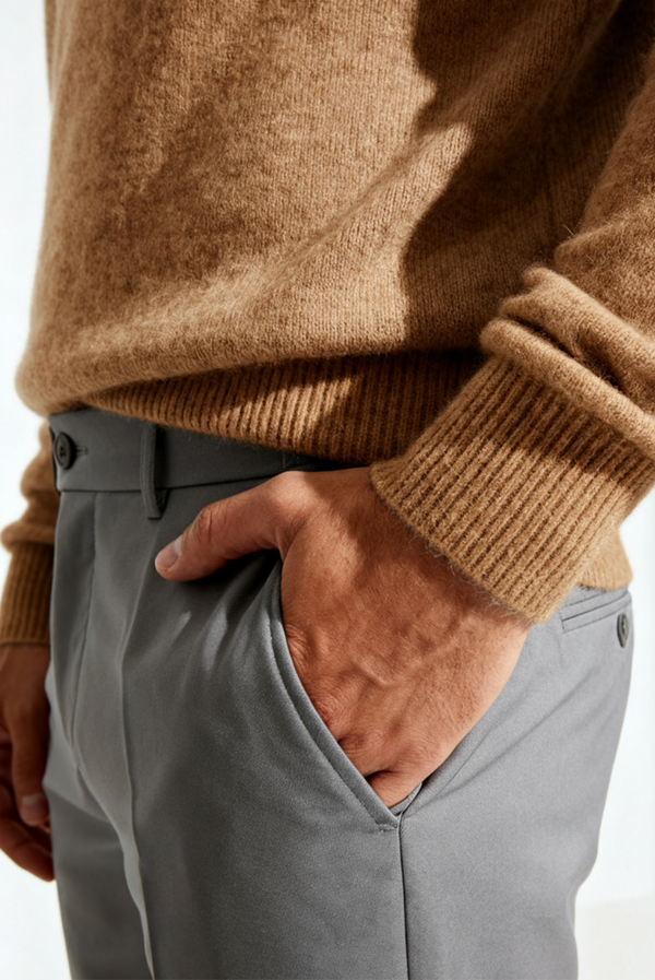 Camel Cashmere Crewneck