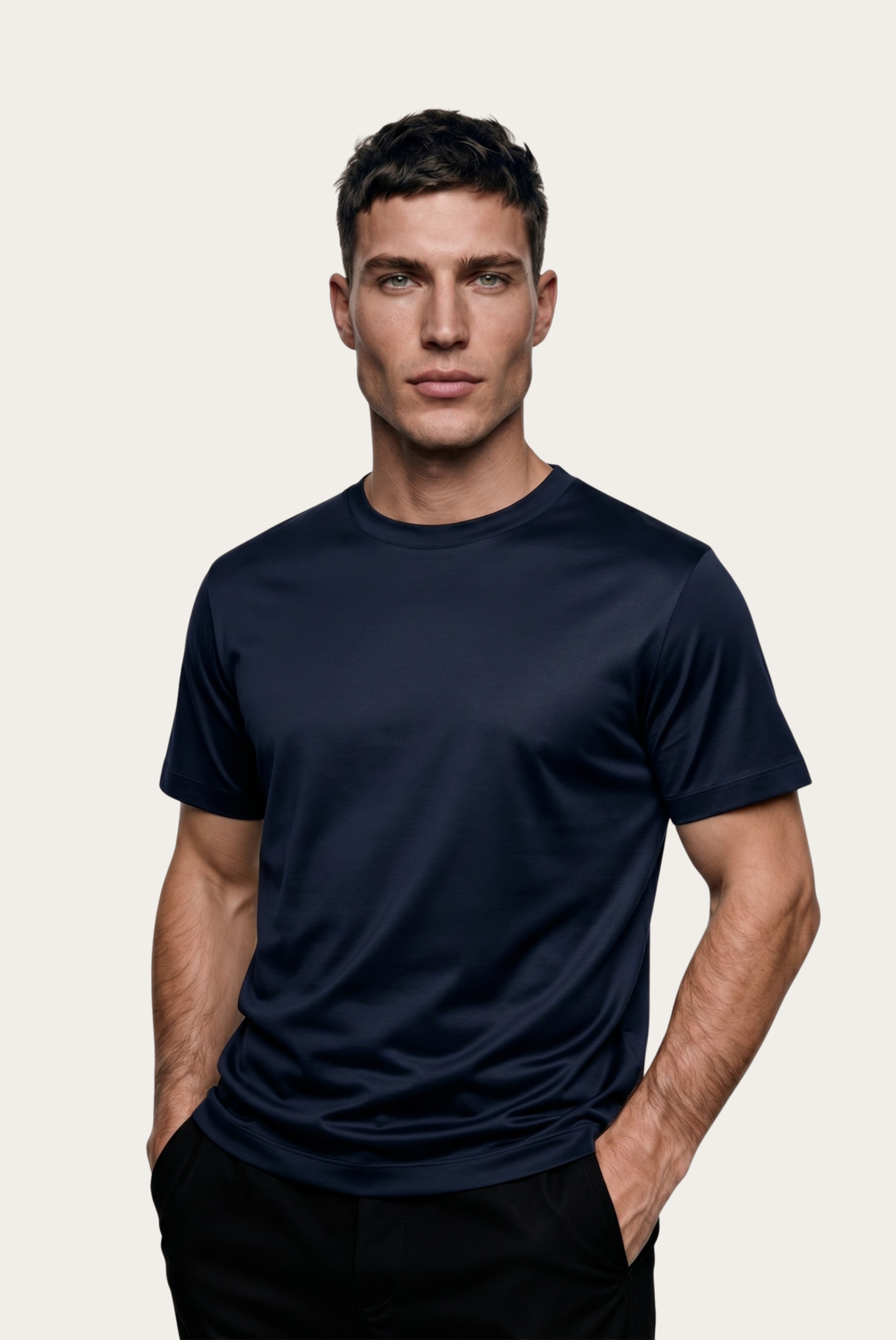 Navy Imperial Tee