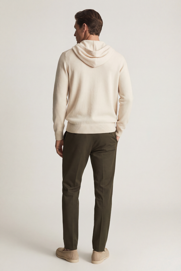 Creme White Premium Cashmere Vest