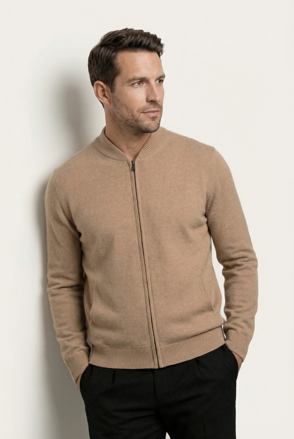 Camel Kaschmirpullover