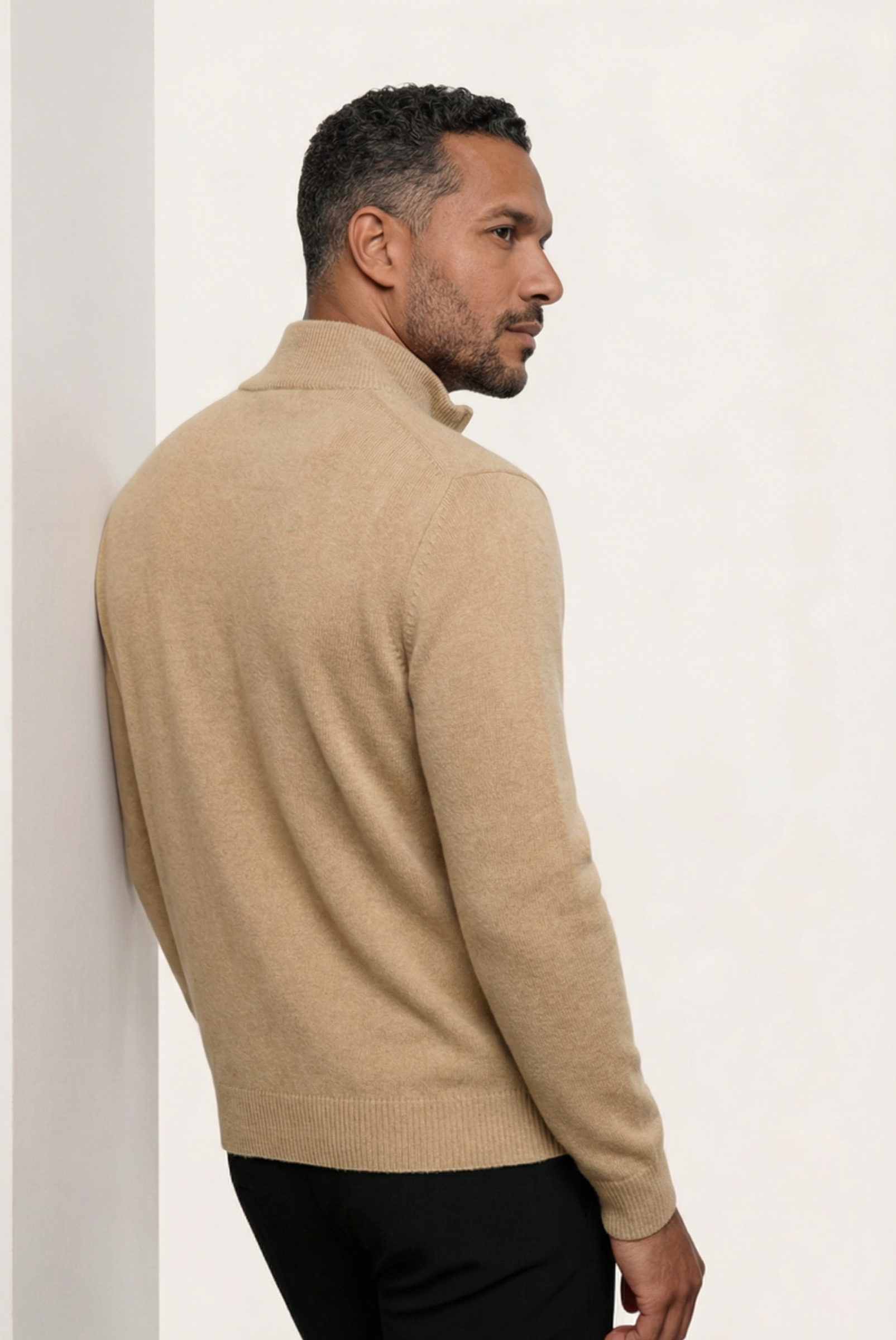 Cardigan Inside-Out en cachemire Rouge