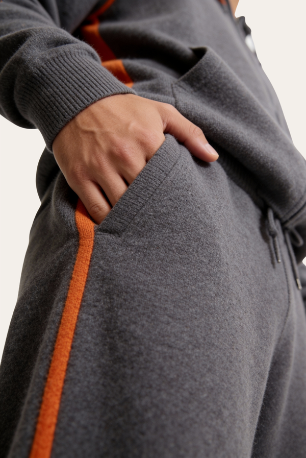 Deep Grey Dune Cashmere Set