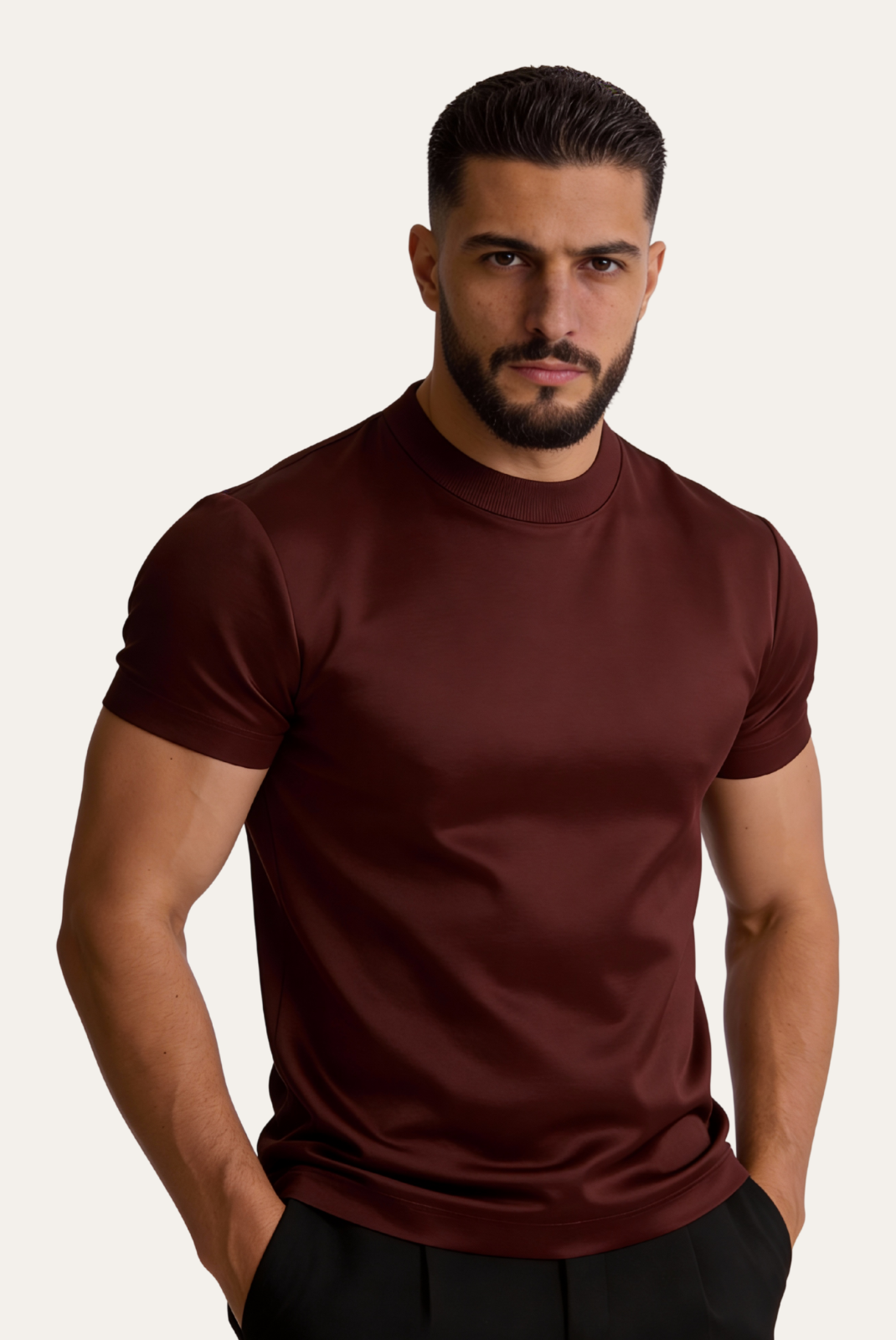 Burgundy Imperial Tee