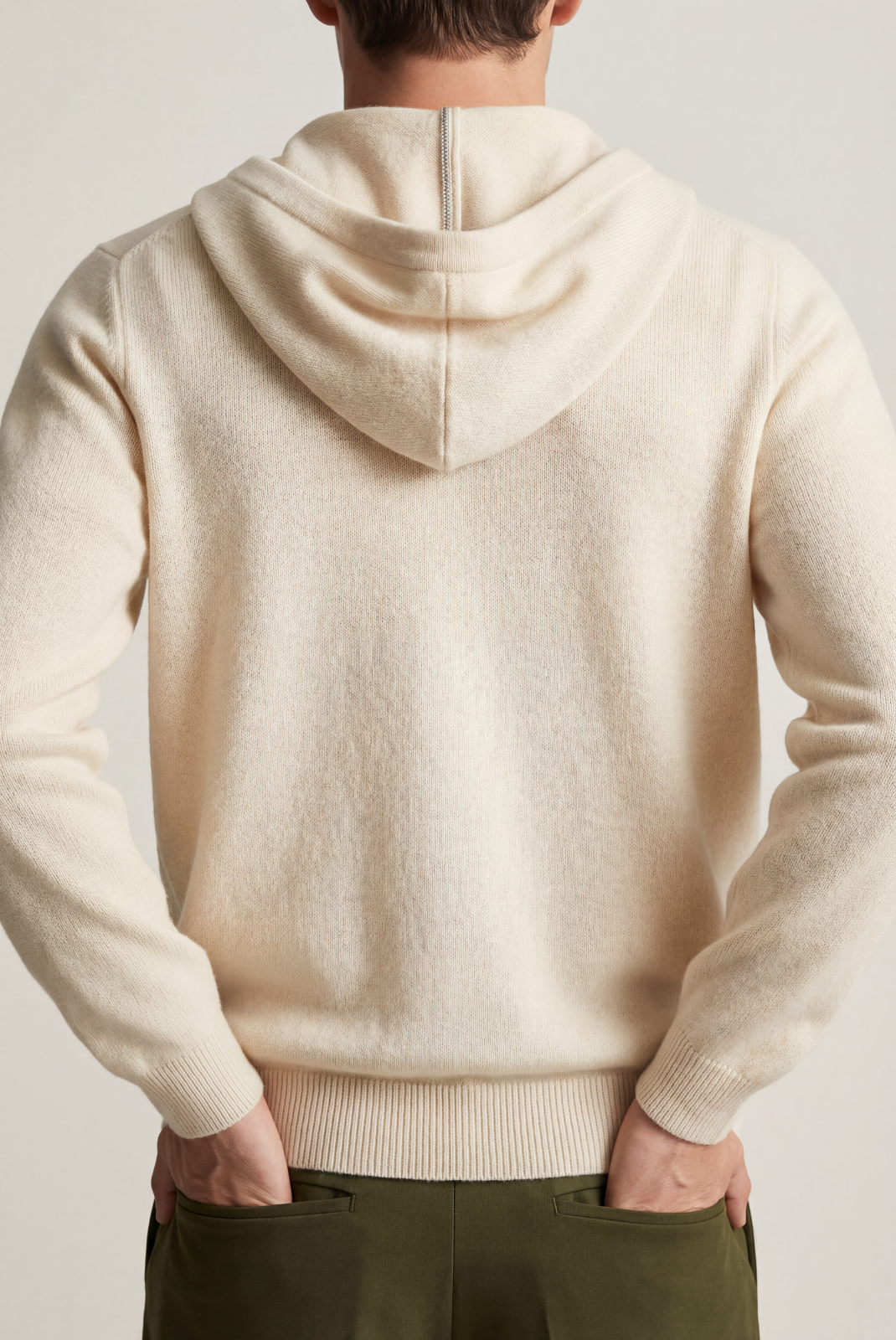 Creme White Premium Cashmere Vest