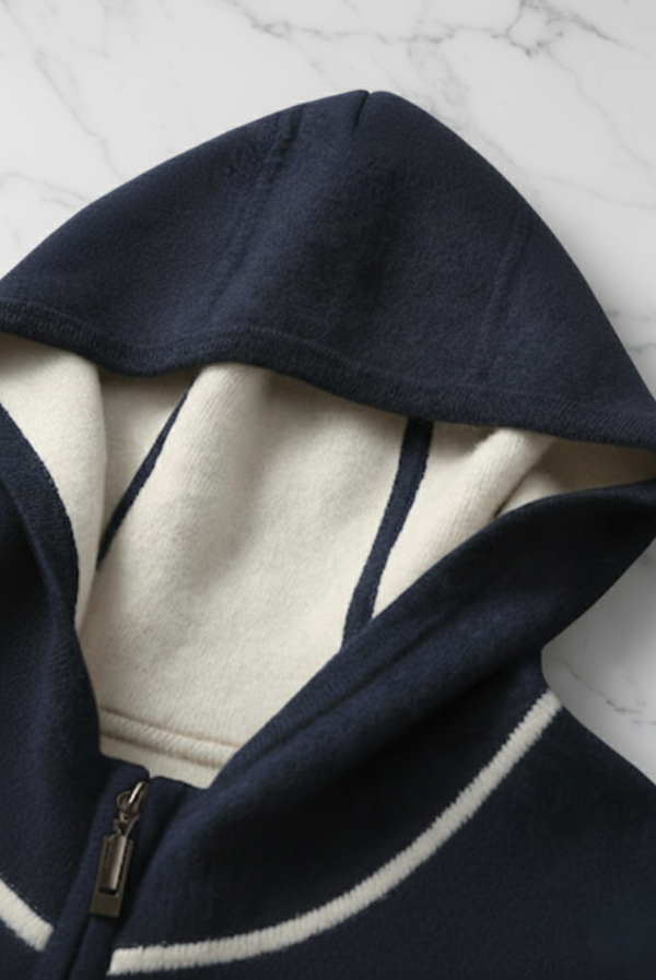 Blue Premium Cashmere Dune Set