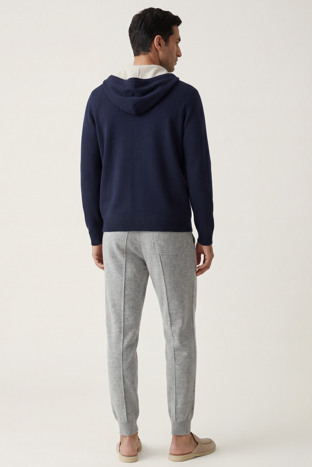 Donati カシミア ドレープ カーディガン