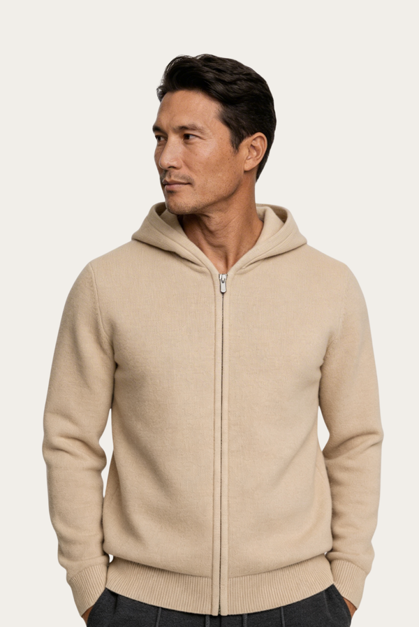 Sudadera con Cierre de Casimir Premium Arena