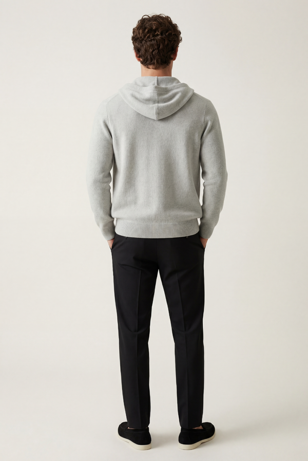 Light Grey Premium Cashmere Vest