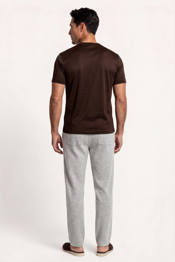 Light Grey Donati Wool Lounge