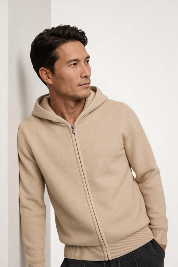 Sudadera con Cierre de Casimir Premium Arena