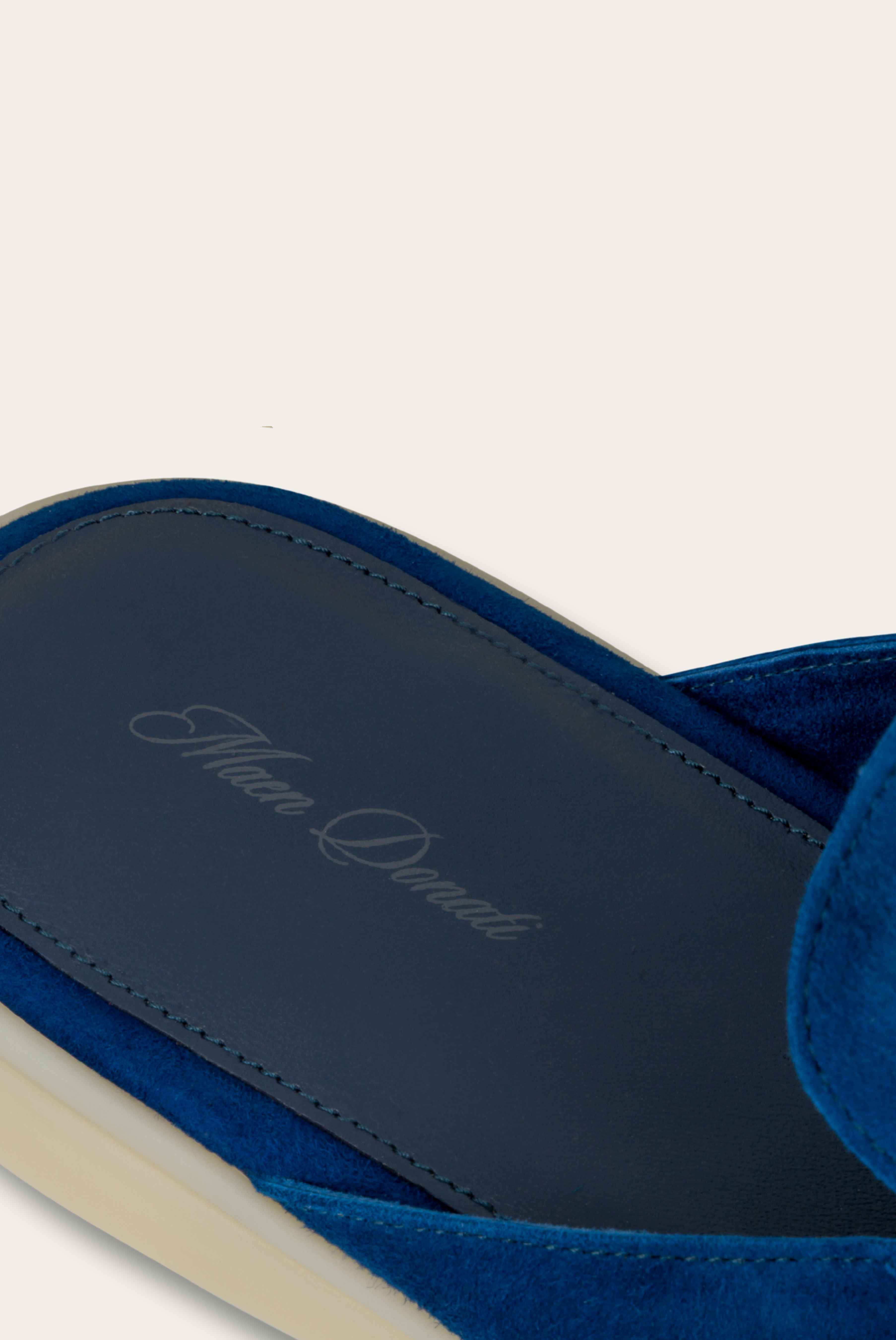 Marine Blue Donati Mule