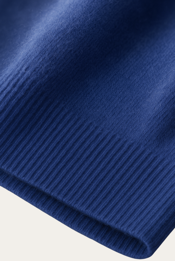 Blue Cashmere Crewneck