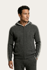 Dark Grey Merino Wool Tracksuit
