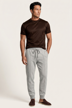 Light Grey Donati Wool Lounge