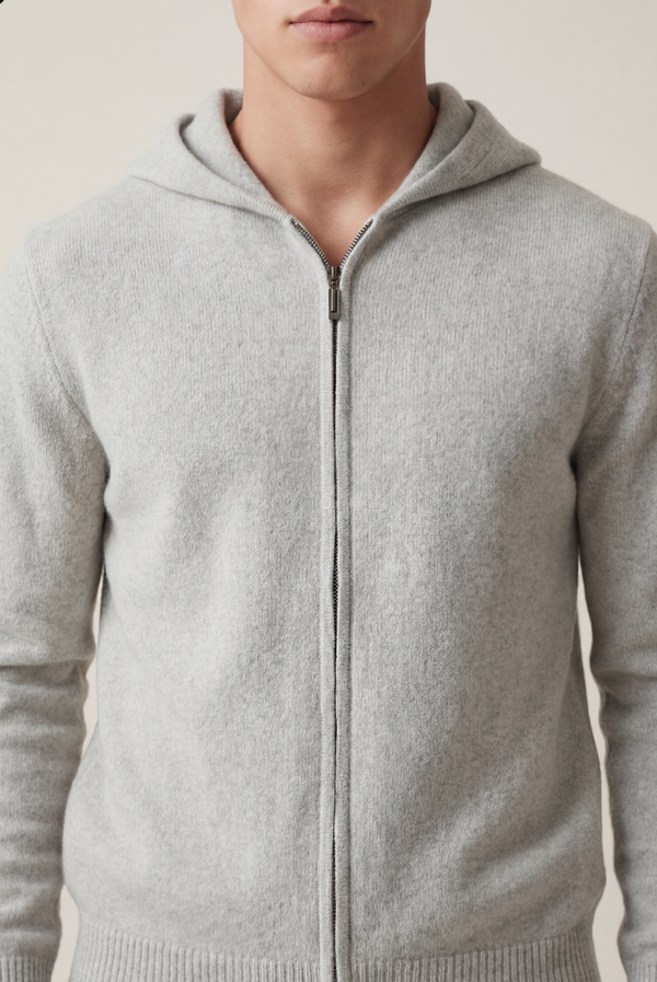 Light Grey Premium Cashmere Vest