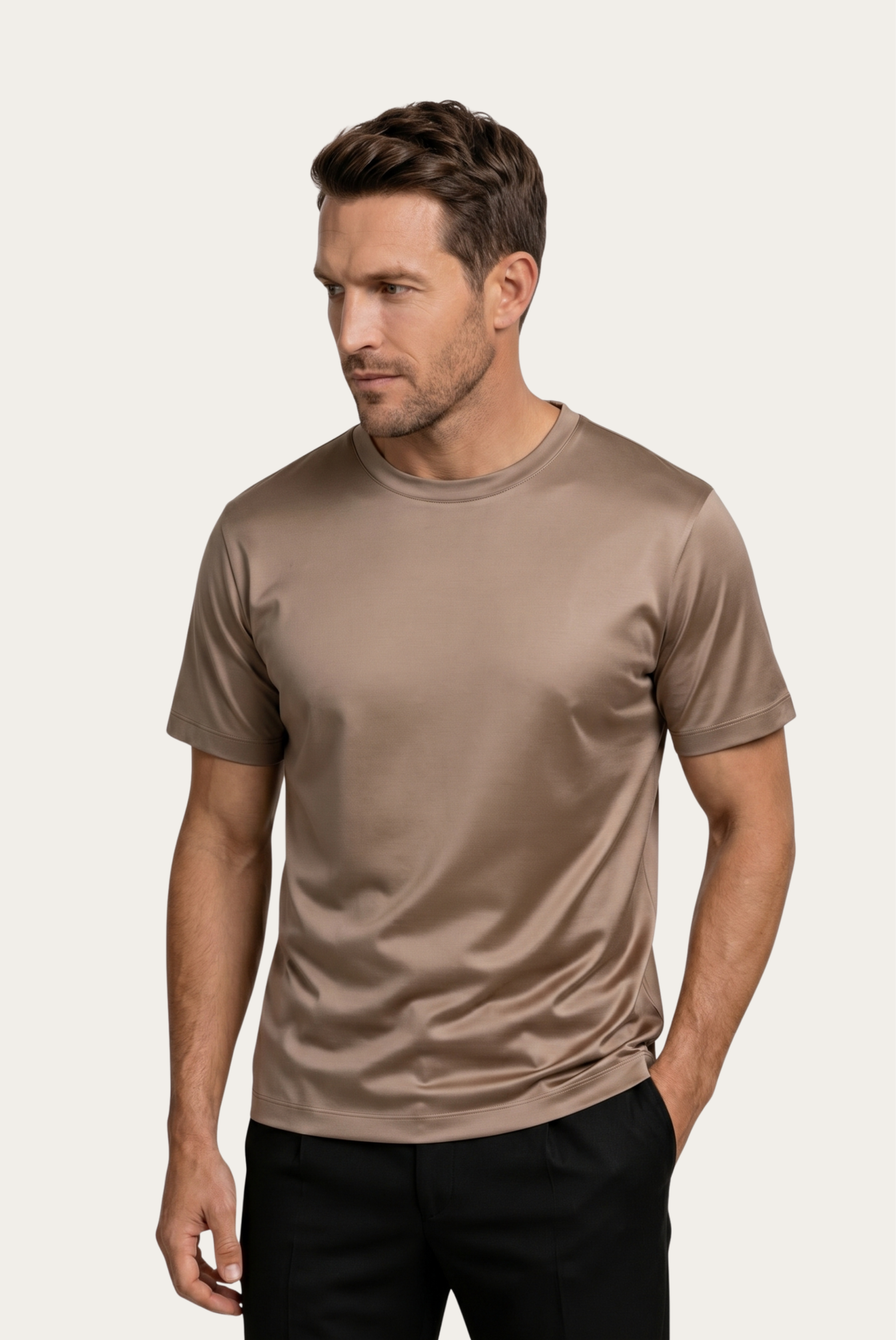 Taupe Imperial Tee