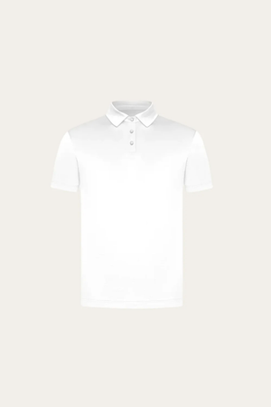 Weißes Imperial-Polohemd