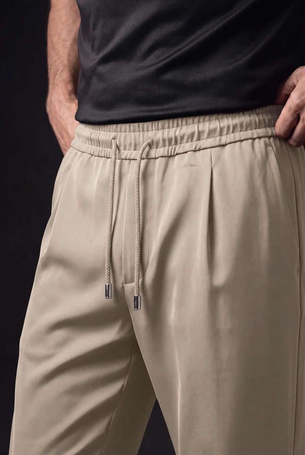 Pantalon stretch Beige
