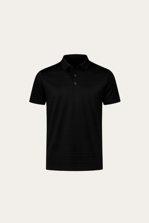 Schwarzes Imperial-Polohemd