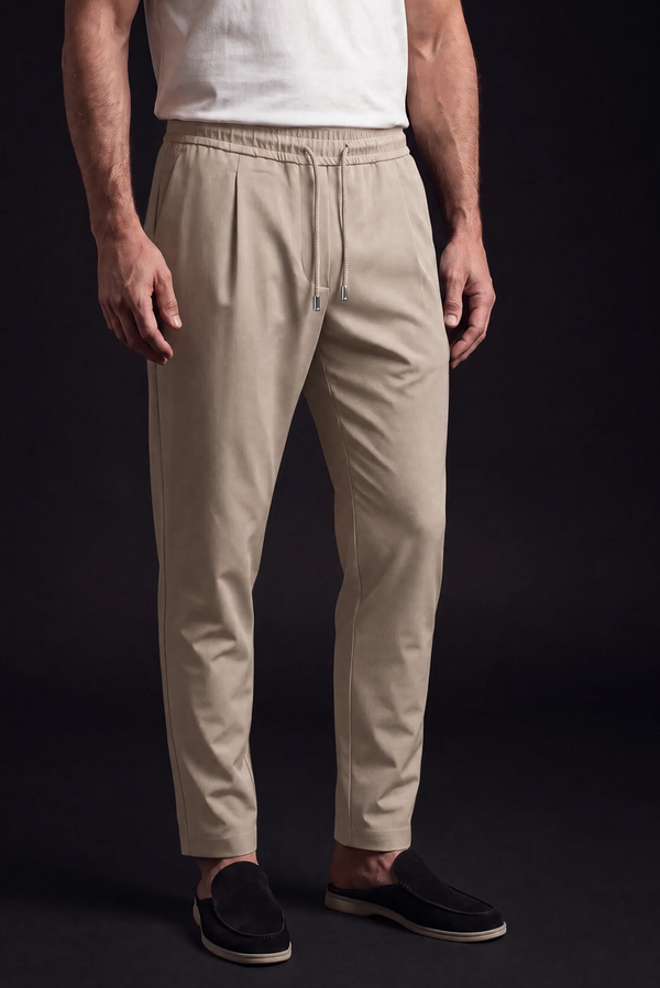 Pantalon stretch Beige